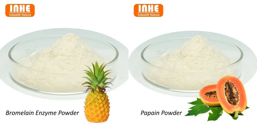 Inhealth Nature Bromelain Enzyme Powder and Papain Powder Inhealth Nature Bromelain Enzyme Powder and Papain Powder